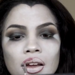 cómo hacer maquillaje de vampiresa paso a paso 15