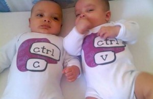 Camisetas originales para gemelos
